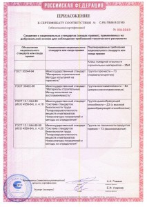 Сертификат соответствия пожарной безопасности, стр.2
